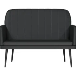 vidaXL Bancos-Banco de cuero sintético 107x80x81 cm