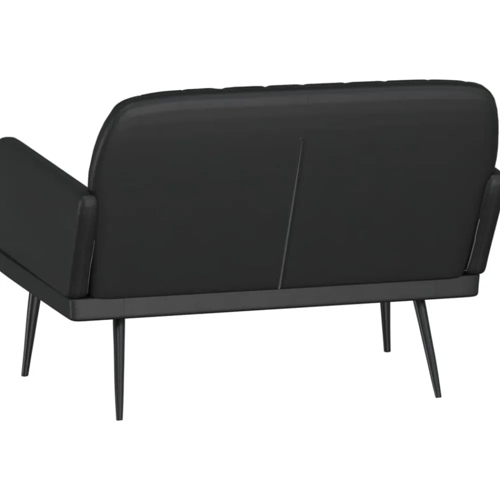 vidaXL Bancos-Banco de cuero sintético 107x80x81 cm