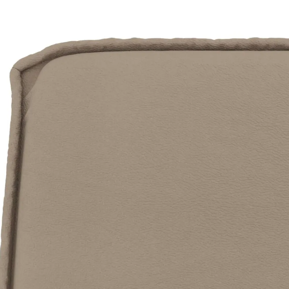 vidaXL Banco de cuero sintético color 100x75x76 cm Capuchino Clearance