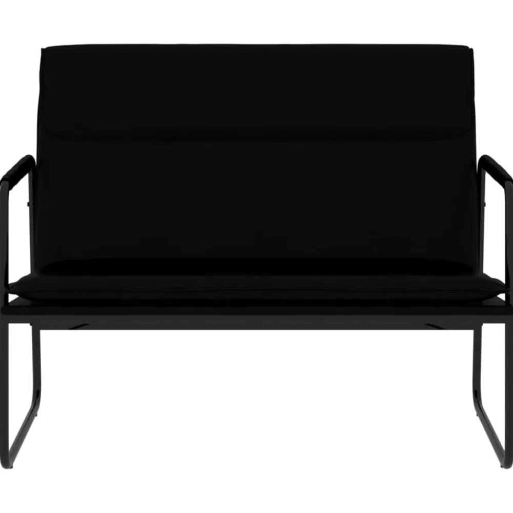 vidaXL Bancos-Banco de cuero sintético 100x64x80 cm