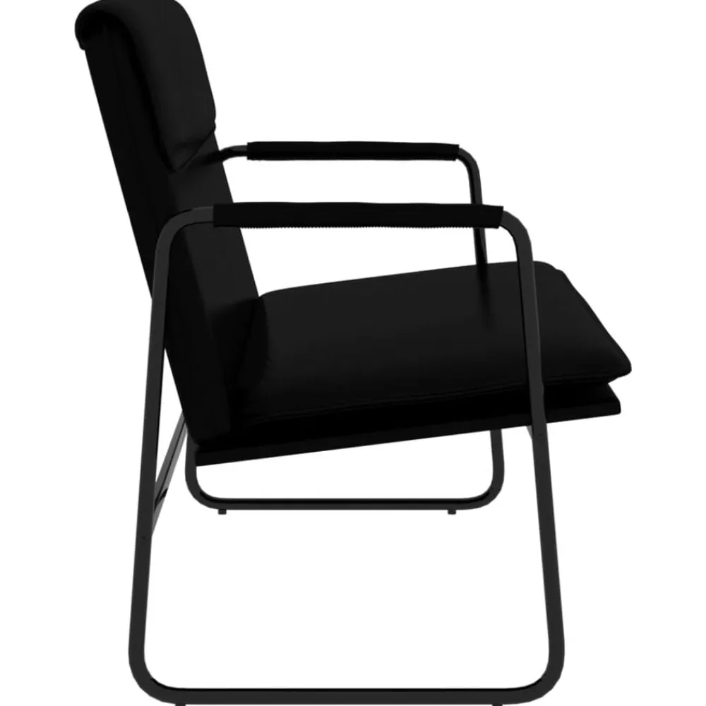 vidaXL Bancos-Banco de cuero sintético 100x64x80 cm