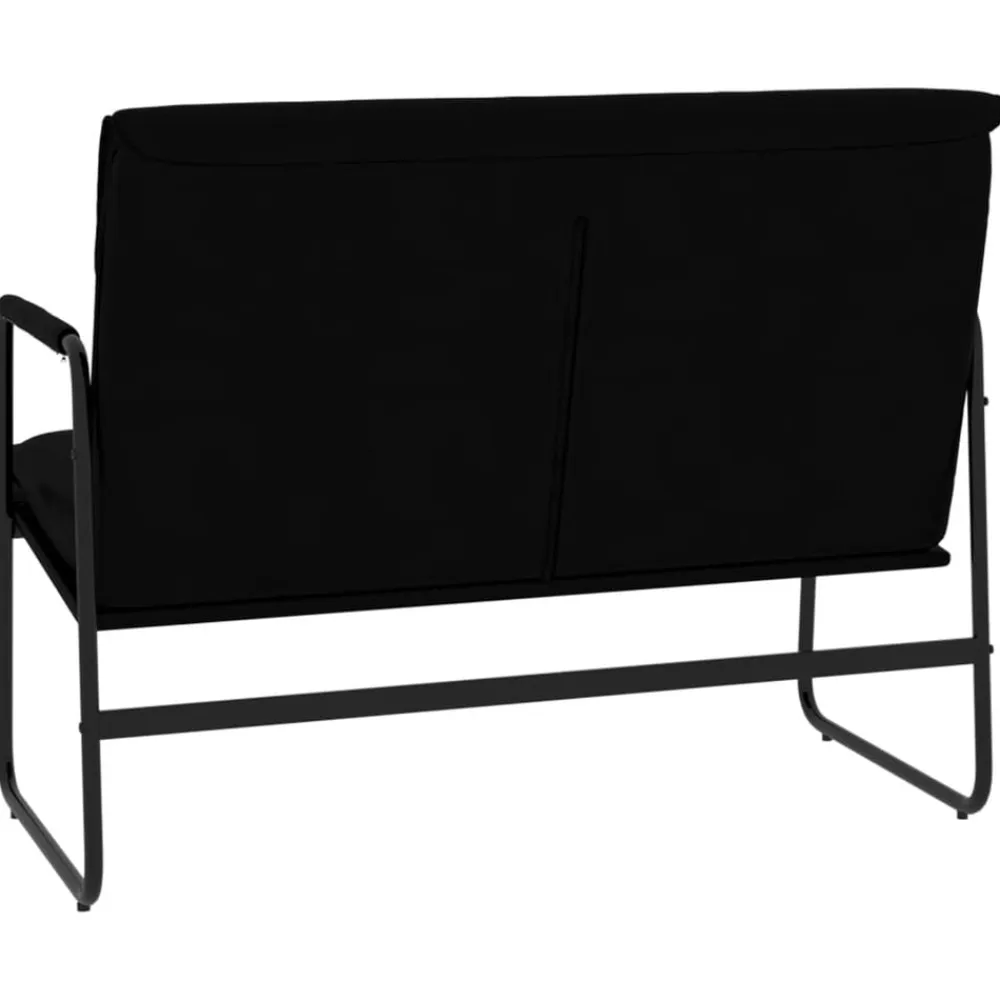 vidaXL Bancos-Banco de cuero sintético 100x64x80 cm