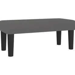 vidaXL Banco de cuero sintético 70x30x30 cm Gris Hot