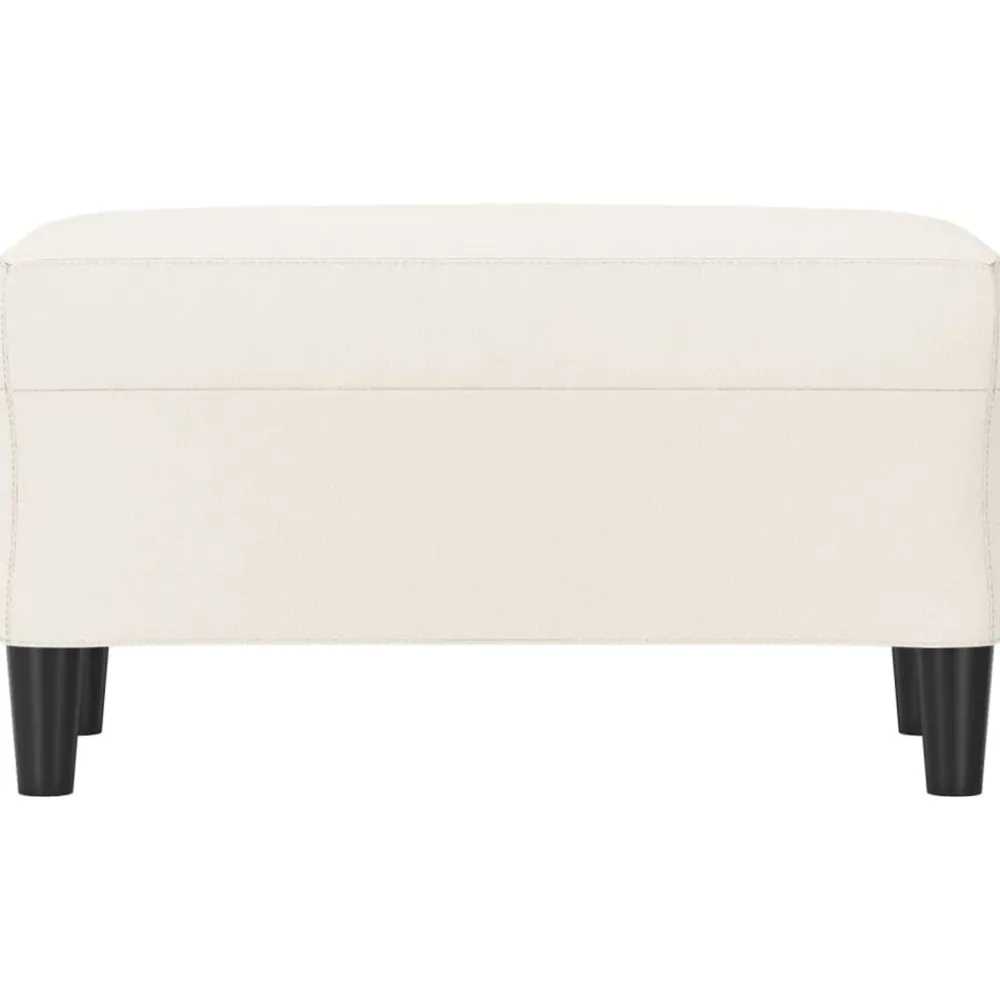 vidaXL Bancos-Banco de cuero sintético color 70x35x41 cm