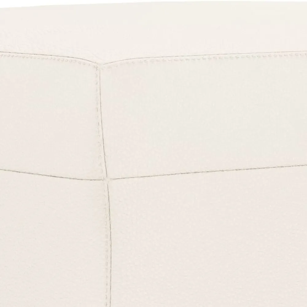 vidaXL Bancos-Banco de cuero sintético color 70x35x41 cm