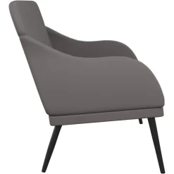 vidaXL Bancos-Banco de cuero sintético 110x76x80 cm