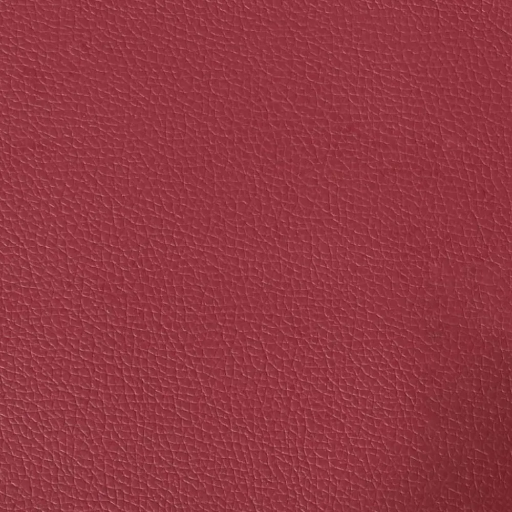 vidaXL Banco de cuero sintético rojo tinto 110x76x80 cm Rojo vino tinto Sale