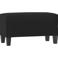 vidaXL Banco de cuero sintético 70x35x41 cm Negro Sale