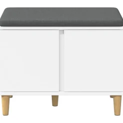 vidaXL Bancos-Banco de entrada 60 x 38 x 46 cm Madera Ingenierizada y Tela