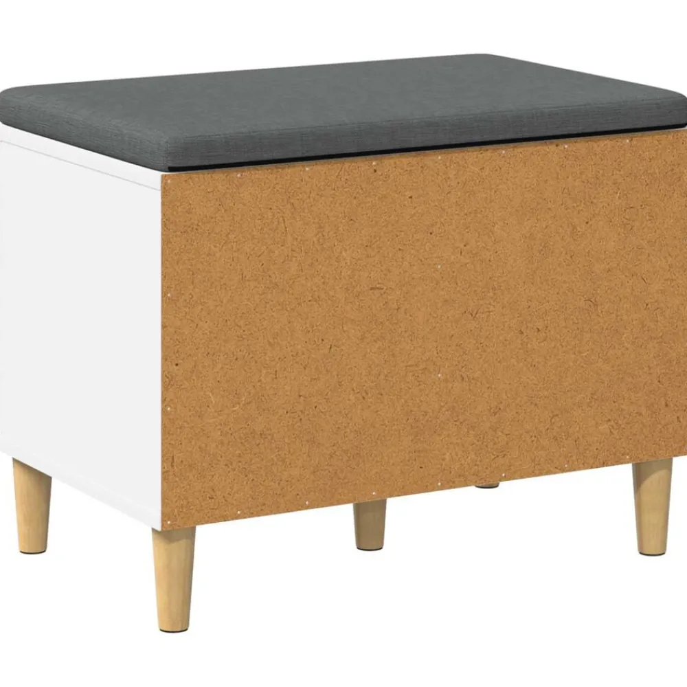 vidaXL Bancos-Banco de entrada 60 x 38 x 46 cm Madera Ingenierizada y Tela