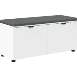vidaXL Bancos-Banco de entrada 100 x 38 x 46 cm Madera Ingenierizada y Tela