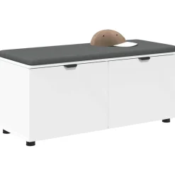 vidaXL Bancos-Banco de entrada 100 x 38 x 46 cm Madera Ingenierizada y Tela