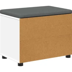vidaXL Bancos-Banco de entrada 60 x 38 x 46 cm Madera Ingenierizada y Tela