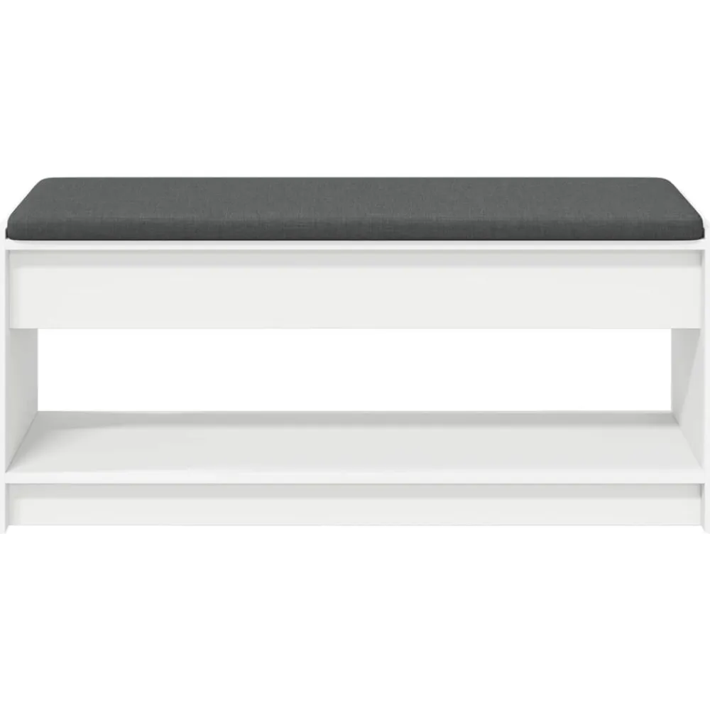 vidaXL Bancos-Banco de entrada 103 x 38 x 45 cm Madera Ingenierizada y Tela