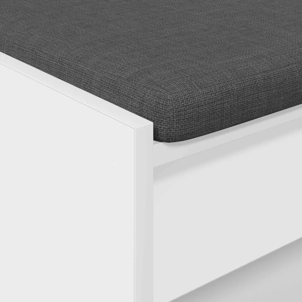 vidaXL Bancos-Banco de entrada 103 x 38 x 45 cm Madera Ingenierizada y Tela