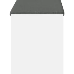 vidaXL Banco de entrada 83 x 38 x 45 cm Madera Ingenierizada y Tela Discount