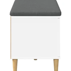 vidaXL Bancos-Banco de entrada 80 x 38 x 46 cm Madera Ingenierizada y Tela