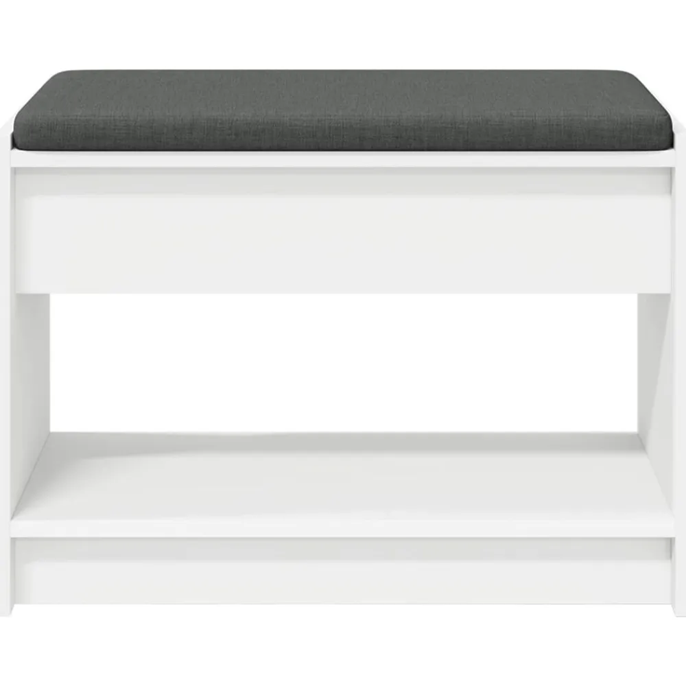vidaXL Bancos-Banco de entrada 63 x 38 x 45 cm Madera Ingenierizada y Tela