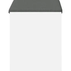 vidaXL Bancos-Banco de entrada 63 x 38 x 45 cm Madera Ingenierizada y Tela