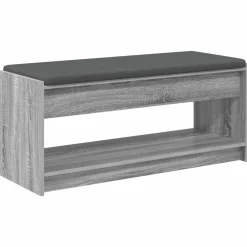 vidaXL Bancos-Banco de entrada con cojín 103 x 38 x 45 cm
