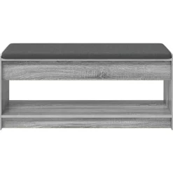 vidaXL Bancos-Banco de entrada con cojín 103 x 38 x 45 cm