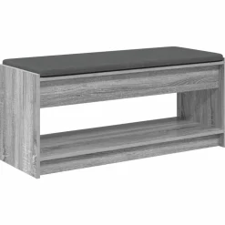 vidaXL Bancos-Banco de entrada con cojín 103 x 38 x 45 cm