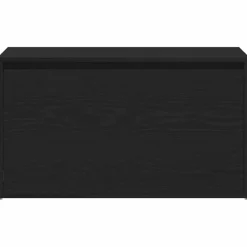 vidaXL Banco de entrada con cajón 80 x 40 x 45 cm Roble negro