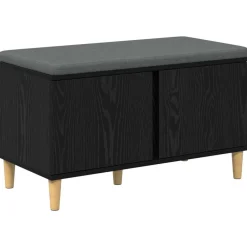 vidaXL Bancos-Banco de entrada con cojín 80 x 38 x 46 cm