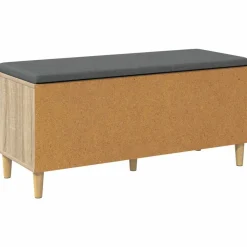 vidaXL Bancos-Banco de entrada con cojín 100 x 38 x 46 cm