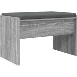 vidaXL Bancos-Banco de entrada con cojín 63 x 38 x 40 cm