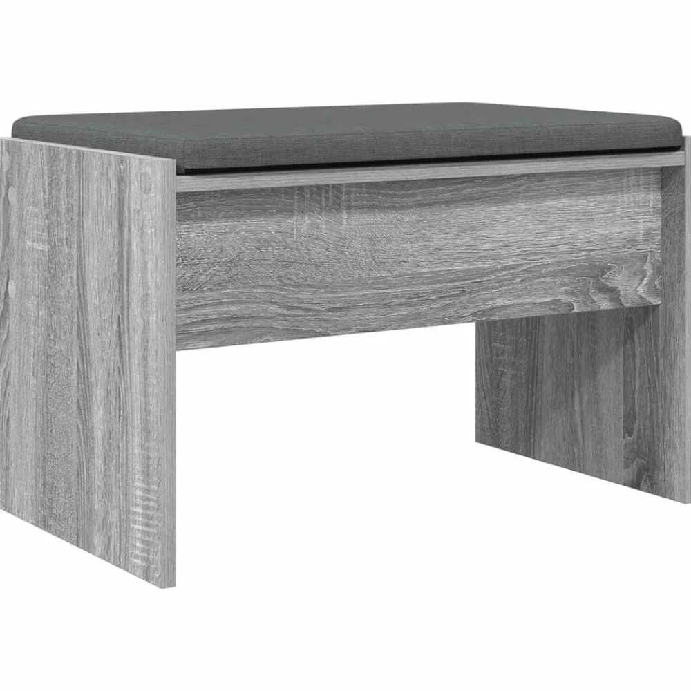 vidaXL Bancos-Banco de entrada con cojín 63 x 38 x 40 cm