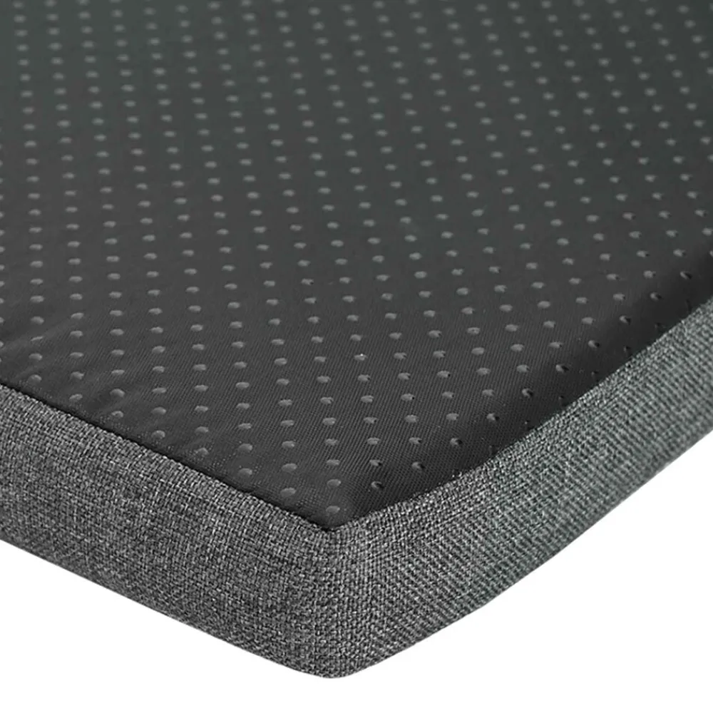 vidaXL Banco de entrada con cojín Gris Concreto 63 x 38 x 40 cm Gris hormigón Discount
