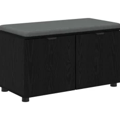 vidaXL Bancos-Banco de entrada con cojín 80 x 38 x 46 cm