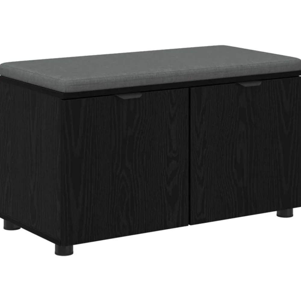 vidaXL Bancos-Banco de entrada con cojín 80 x 38 x 46 cm