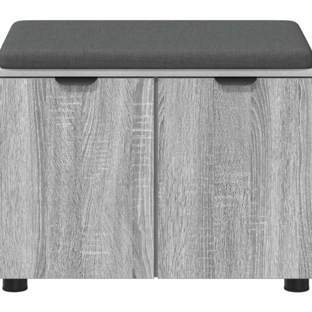 vidaXL Bancos-Banco de entrada con cojín 60 x 38 x 46 cm