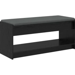 vidaXL Bancos-Banco de entrada con cojín 103 x 38 x 45 cm