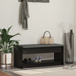 vidaXL Bancos-Banco de entrada con cojín 103 x 38 x 45 cm