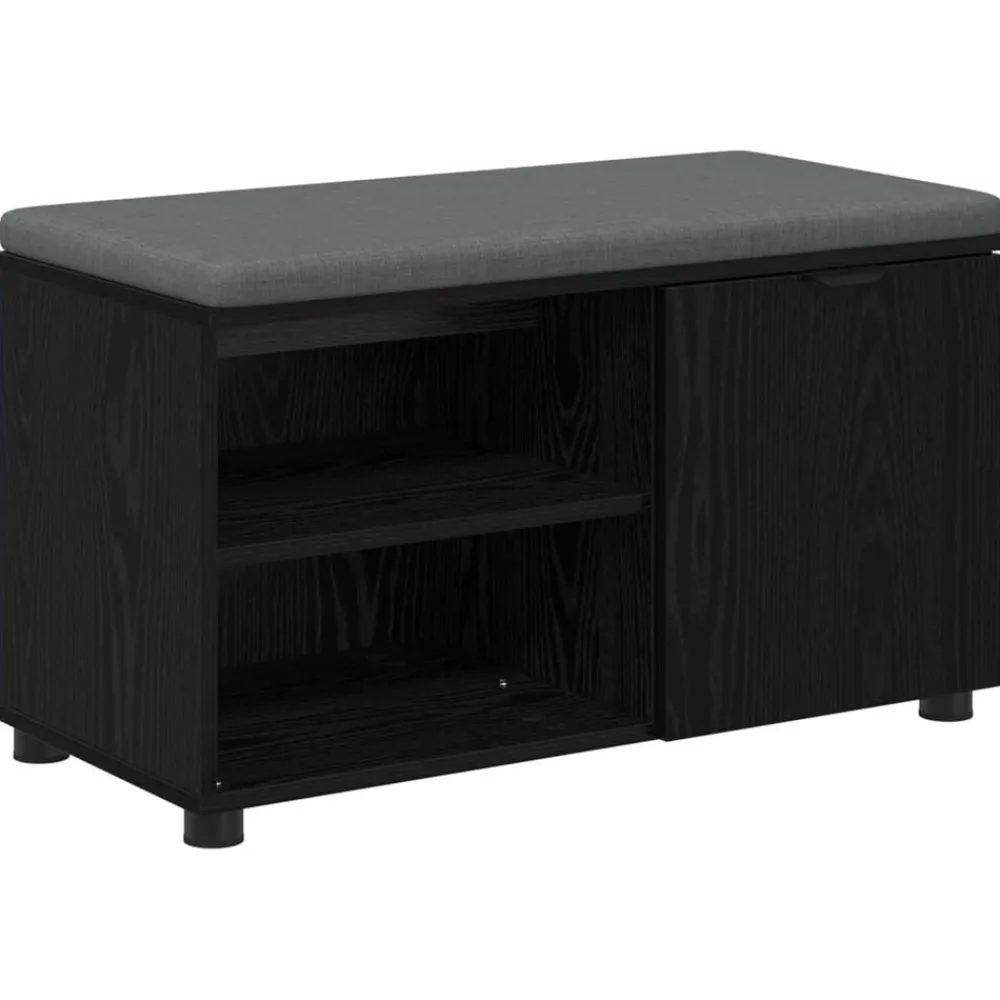 vidaXL Bancos-Banco de entrada con cojín 80 x 38 x 46 cm