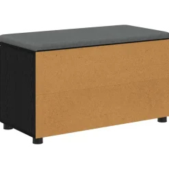 vidaXL Bancos-Banco de entrada con cojín 80 x 38 x 46 cm