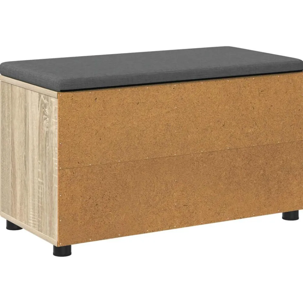 vidaXL Bancos-Banco de entrada con cojín 80 x 38 x 46 cm