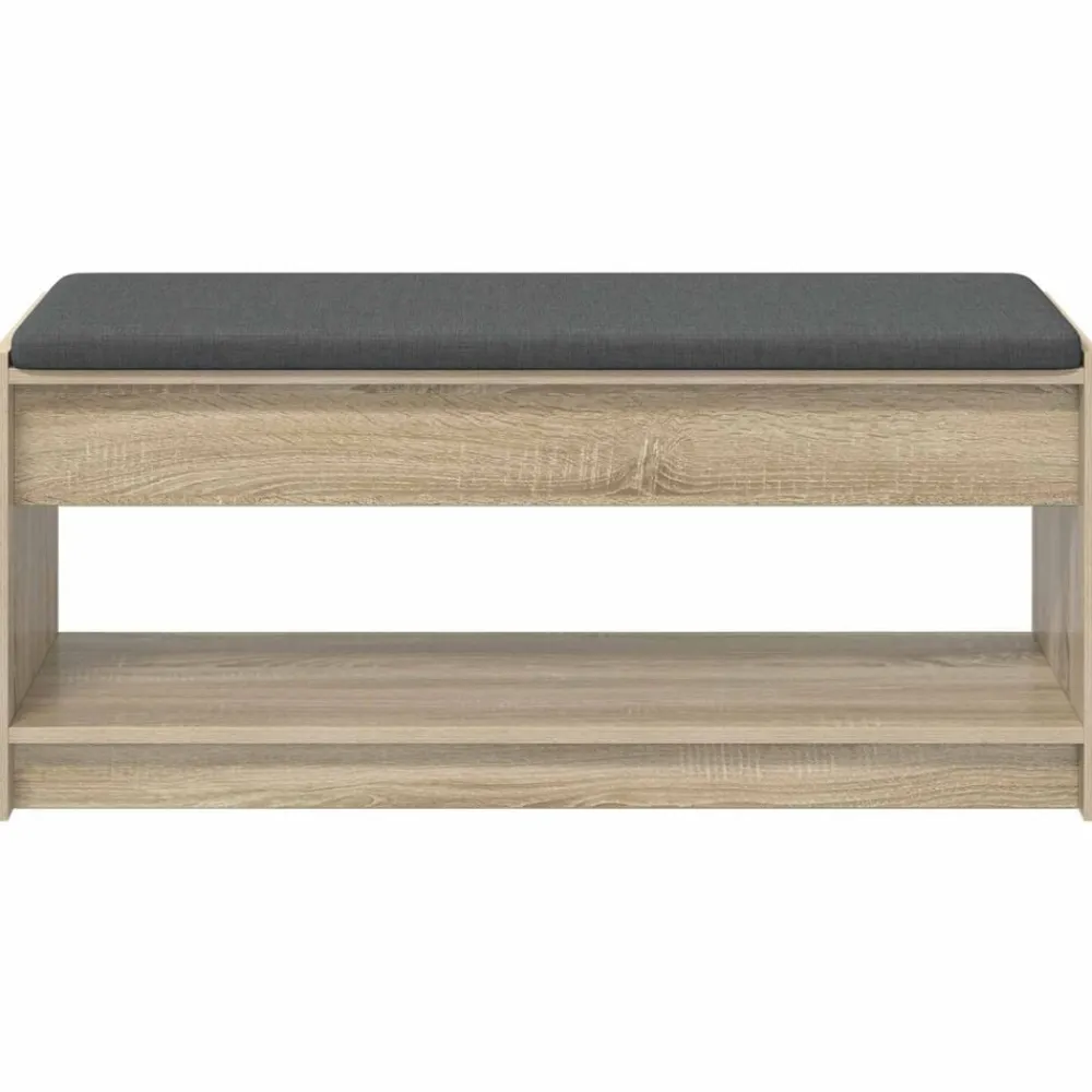 vidaXL Bancos-Banco de entrada con cojín 103 x 38 x 45 cm