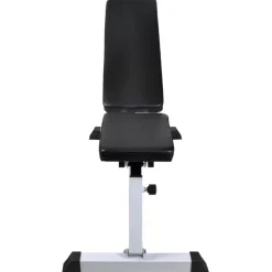 vidaXL Fitness Y Musculación-Banco de entrenamiento con juego de barras y mancuernas 30,5 kg