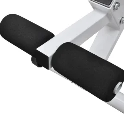 vidaXL Fitness Y Musculación-Banco de entrenamiento con juego de barras y mancuernas 60,5 kg