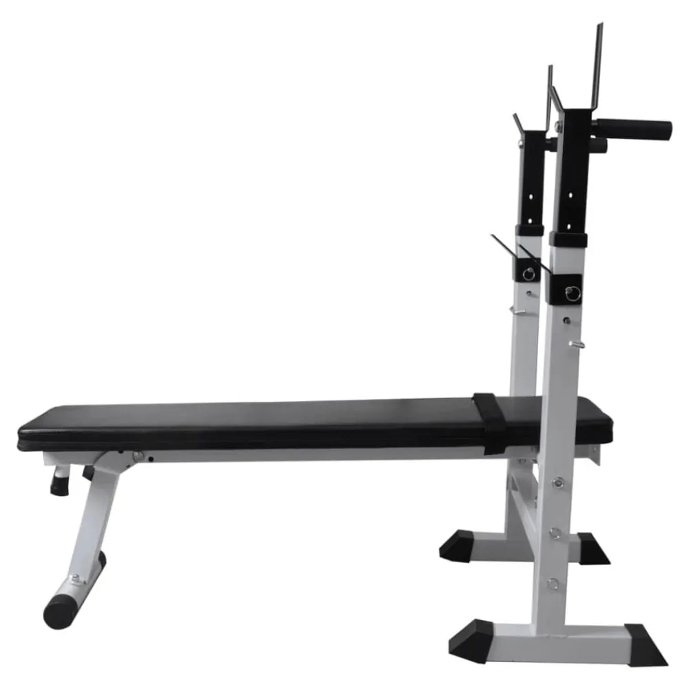 vidaXL Fitness Y Musculación-Banco de entrenamiento de fitness y musculación recto