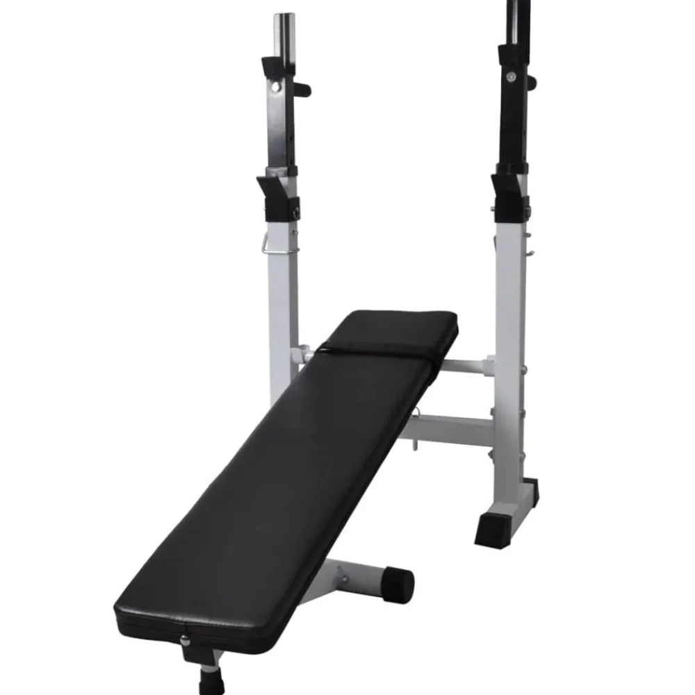 vidaXL Fitness Y Musculación-Banco de entrenamiento de fitness y musculación recto