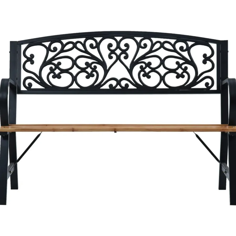vidaXL Muebles De Jardín-Banco de jardín de madera 120 cm