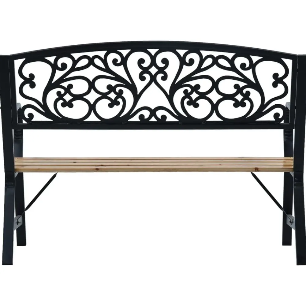 vidaXL Muebles De Jardín-Banco de jardín de madera 120 cm