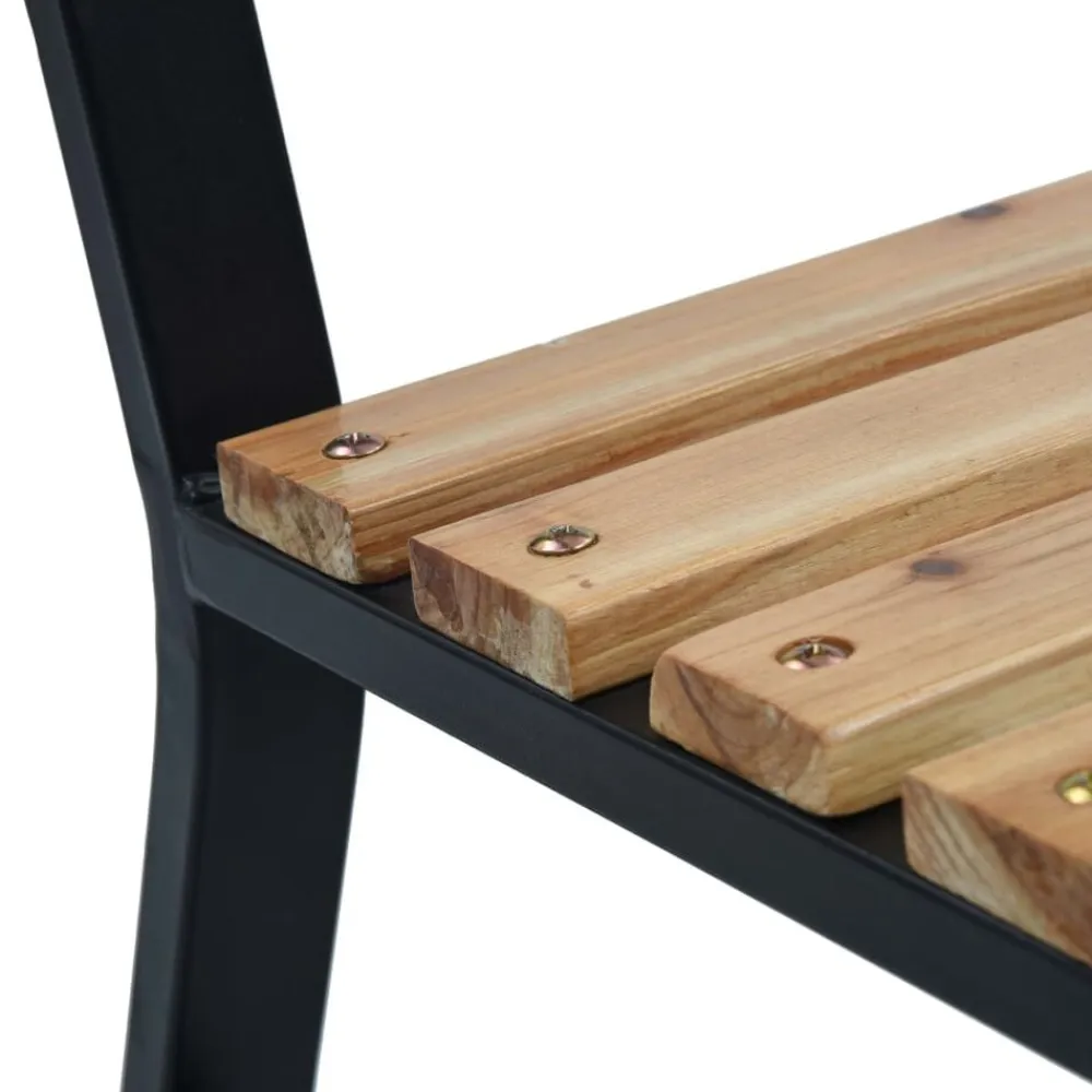 vidaXL Muebles De Jardín-Banco de jardín de madera 120 cm