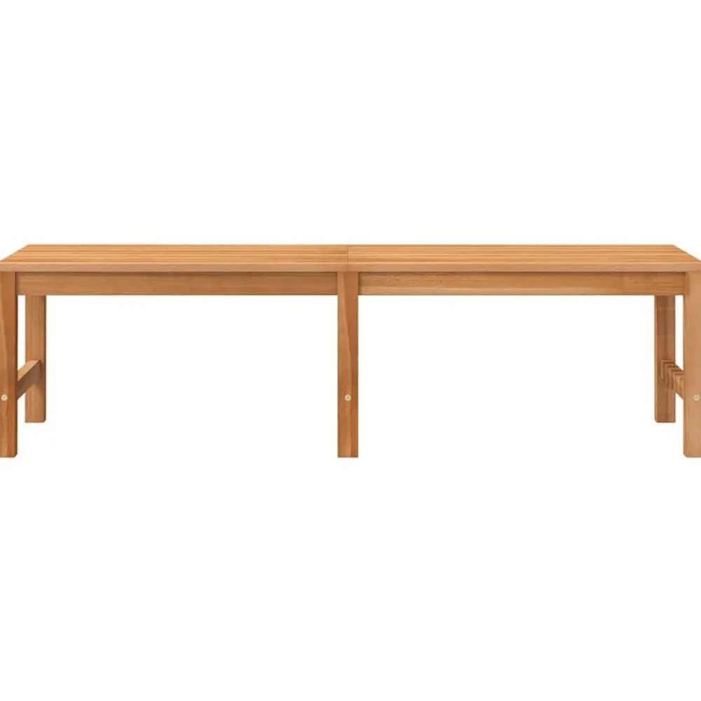 vidaXL Muebles De Jardín-Banco de jardín de madera maciza de teca 150 cm