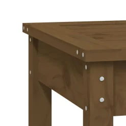 vidaXL Banco de jardín madera maciza pino marrón miel 109x44x45 cm Pino marr&oacute;n miel Best
